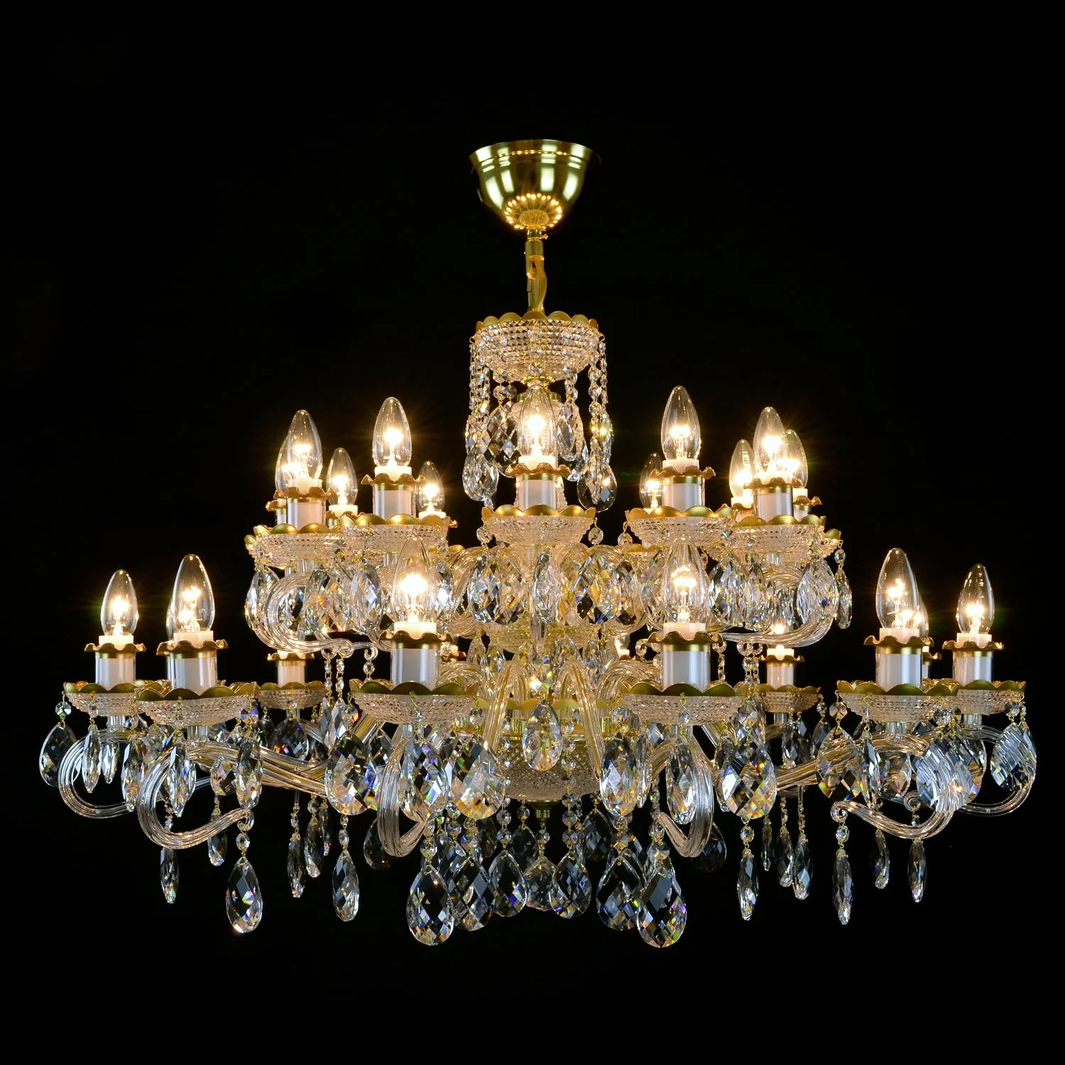 chandelier シェルフ Belle crystal chandelier — WRANOVSKY - Bohemian Crystal